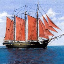 Kathleen & May, In Sail
